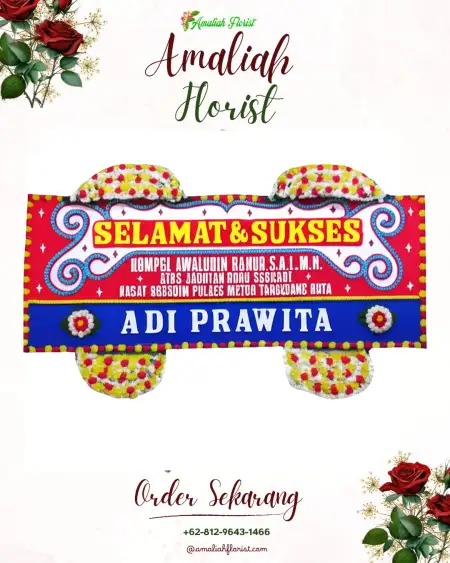 Papan Bunga Ucapan Selamat Candi Laras Utara